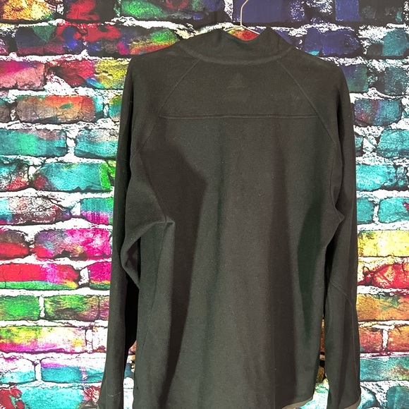 Columbia Men’s Omniheat Titanium Black and Red 1/4 Zip Fleece Large - Picture 2 of 4